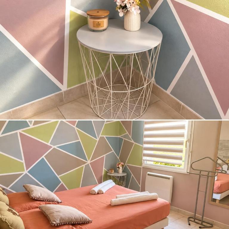 Les Tournesols, T2 avec balcon, parking, Cité à 8 min - Appartement 1 Chambre - 9