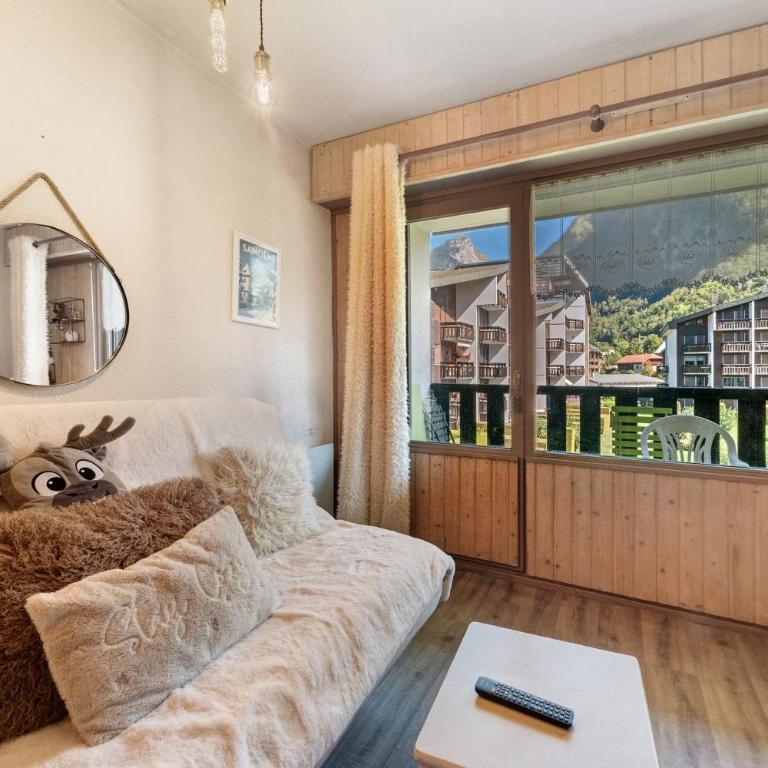 Studio 4 Pers - centre Samoëns - Apartamento Superior de 1 dormitorio con balcón - 4