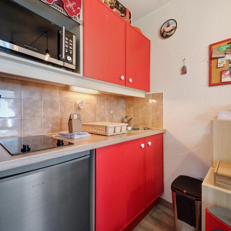 Studio 4 Pers - centre Samoëns - Apartamento Superior de 1 dormitorio con balcón - 9
