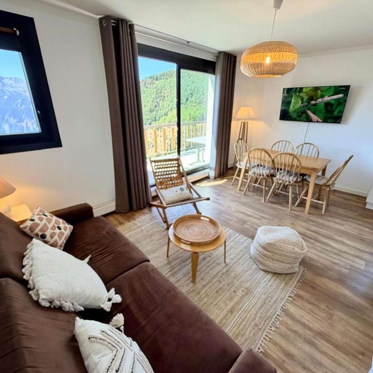 Appartement avec animaux admis - 6 pers, vue montagne - Apartment mit 1 Schlafzimmer - 5
