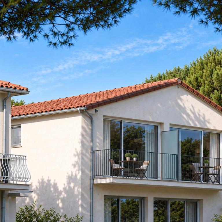 Villa- Grands T2 indépendants - climatisation, proche mer, parking gratuit, wifi - Appartement 1 Chambre Supérieur avec Balcon - 4
