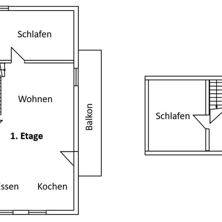 Ferienhof Milz - Apartment mit 3 Schlafzimmern und Balkon - 6