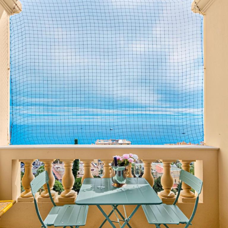 L'IMPERIAL - Splendide 2 pièces dans un Palace-Vue Mer - Menton - Appartement 1 Chambre avec Balcon et Vue sur Mer - 7