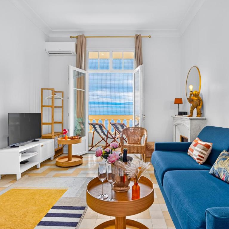 L'IMPERIAL - Splendide 2 pièces dans un Palace-Vue Mer - Menton - Appartement 1 Chambre avec Balcon et Vue sur Mer - 19