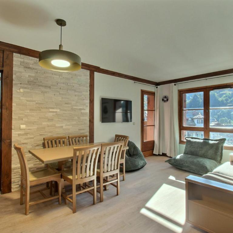 Arc 1950, Appartement 2 chambres, 07 pers, Vue Montagne, Sauna, Hammam, Jacuzzi, salle de fitness, Piscine extérieure chauffée - Apartment mit 2 Schlafzimmern und Bergblick - 1