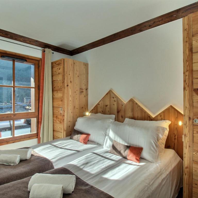 Arc 1950, Appartement 2 chambres, 07 pers, Vue Montagne, Sauna, Hammam, Jacuzzi, salle de fitness, Piscine extérieure chauffée - Apartment mit 2 Schlafzimmern und Bergblick - 11