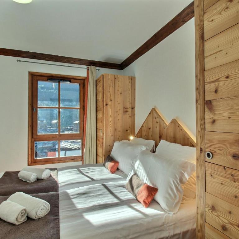 Arc 1950, Appartement 2 chambres, 07 pers, Vue Montagne, Sauna, Hammam, Jacuzzi, salle de fitness, Piscine extérieure chauffée - Apartment mit 2 Schlafzimmern und Bergblick - 12