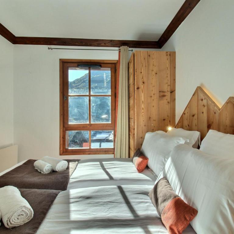 Arc 1950, Appartement 2 chambres, 07 pers, Vue Montagne, Sauna, Hammam, Jacuzzi, salle de fitness, Piscine extérieure chauffée - Apartment mit 2 Schlafzimmern und Bergblick - 13