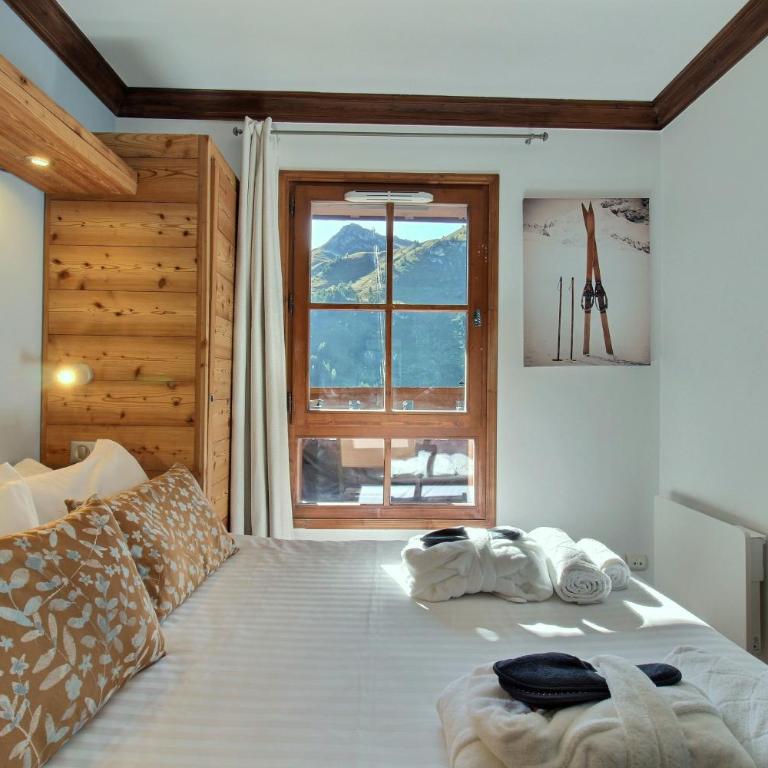 Arc 1950, Appartement 2 chambres, 07 pers, Vue Montagne, Sauna, Hammam, Jacuzzi, salle de fitness, Piscine extérieure chauffée - Apartment mit 2 Schlafzimmern und Bergblick - 19