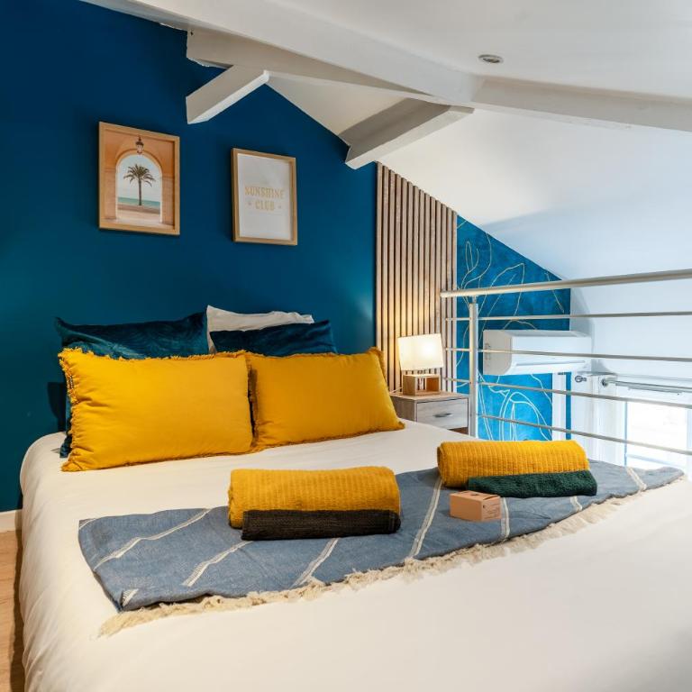 Le Nid de Magnan - 6min plage et transport - mezzanine - Appartement 2 Chambres - 20