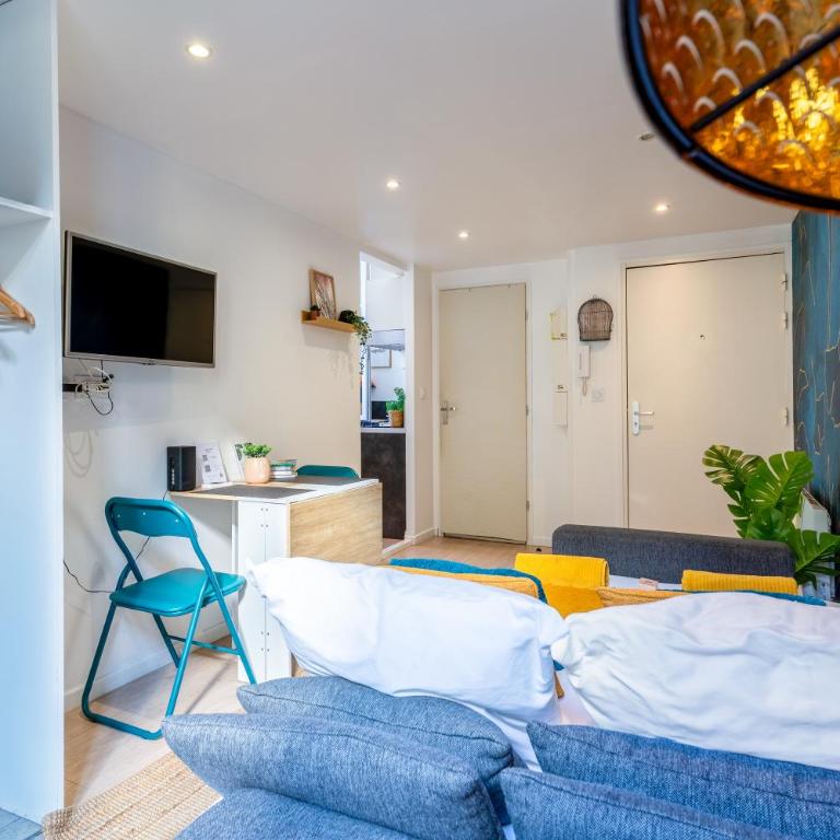 Le Nid de Magnan - 6min plage et transport - mezzanine - Appartement 2 Chambres - 15