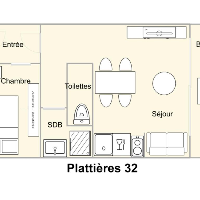 Charmant 2 pièces, skis aux pieds, superbe vue - Appartamento con 1 Camera da Letto - 23