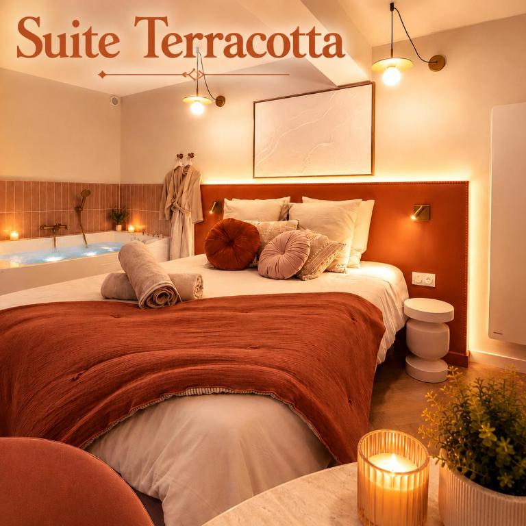Suite Terracotta - Balnéo - Vue mer à 50 M de la plage - Apartment mit 1 Schlafzimmer - 29