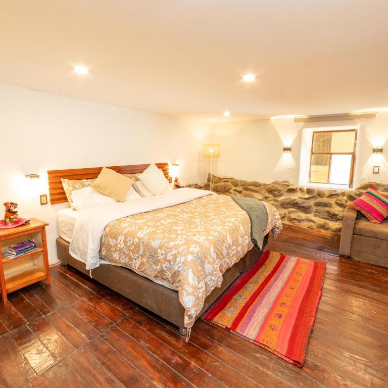 Inka Stone House Ollantay - One-Bedroom Loft Apartment with One Queen Bed - 1