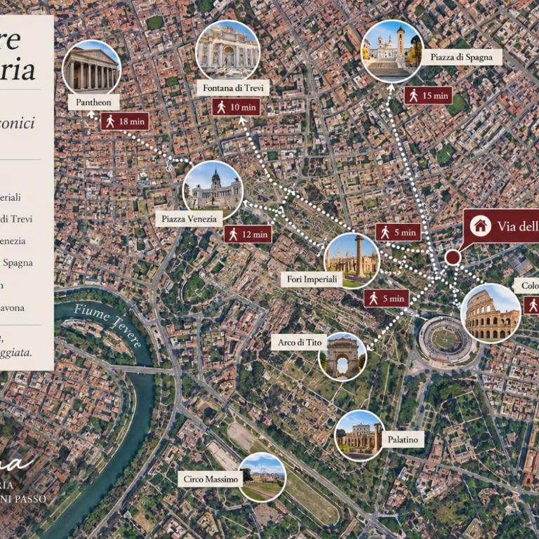Gabriels Colosseum Luxury Apartment - Appartamento Standard con 2 Camere da Letto - 98
