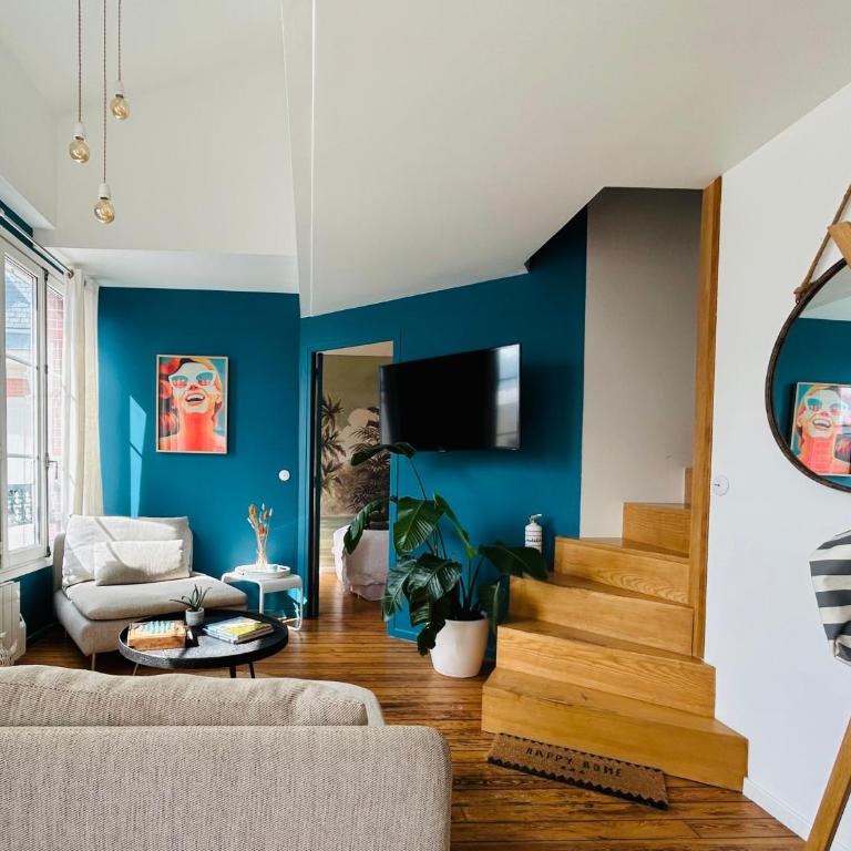Séjour à Trouville Le Duplex - Apartamento de 3 dormitorios - 1