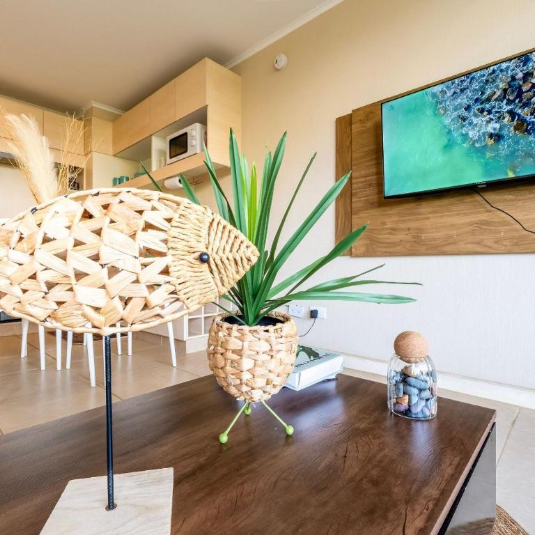 Laguna navegable y piscinas · 2D con terraza - Apartamento de 2 dormitorios - 5