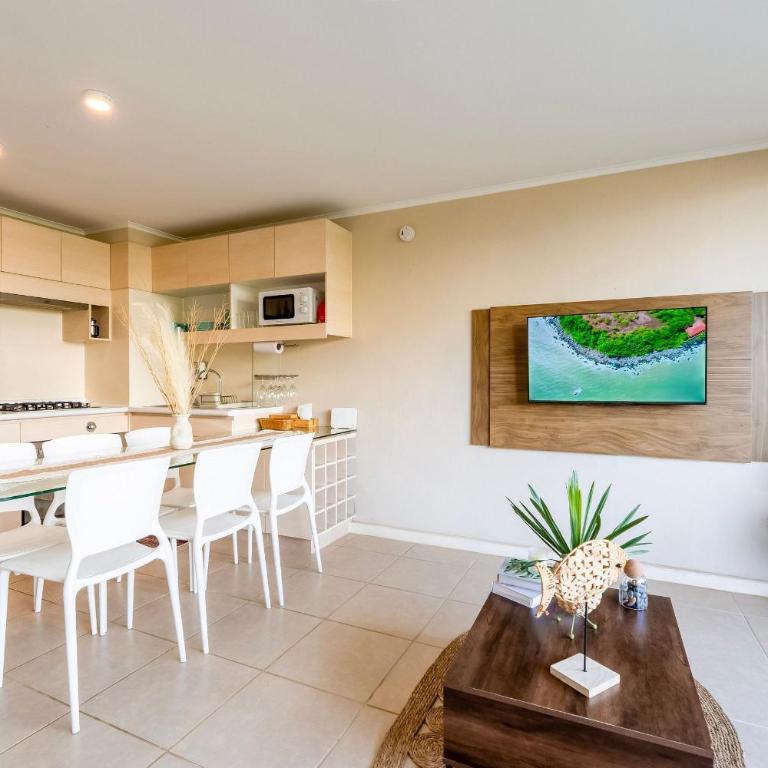 Laguna navegable y piscinas · 2D con terraza - Apartamento de 2 dormitorios - 7