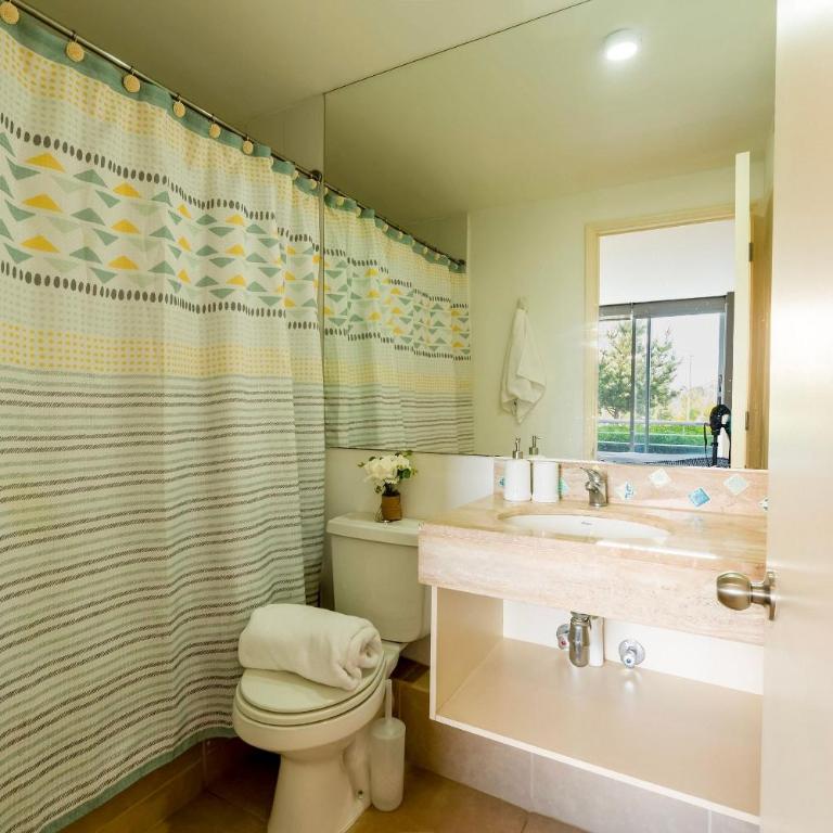 Laguna navegable y piscinas · 2D con terraza - Apartamento de 2 dormitorios - 15