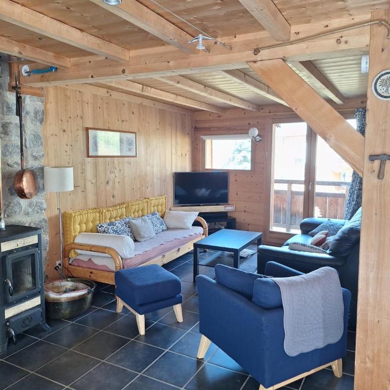 Cosy Alpine Retreat for Families and Groups in Huez - Chalet mit 3 Schlafzimmern - 32