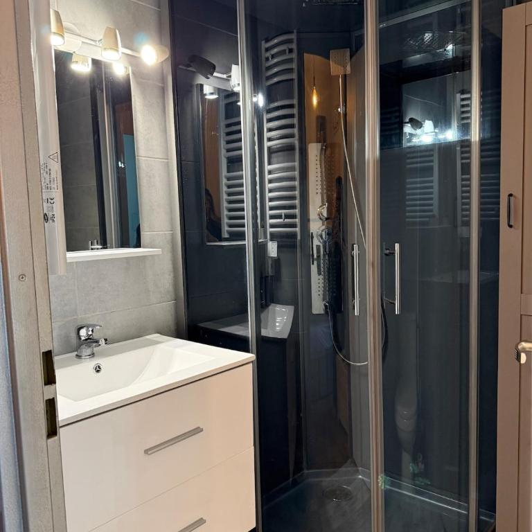 Cabin studio, Terrace, Private Parking and Swimming Pool - Appartement 1 Chambre - 9