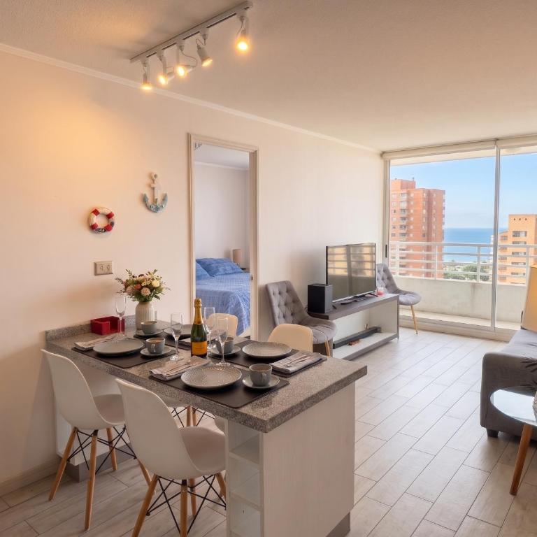 Depto con Vista al Mar, Piscina y Parking - Apartamento de 2 dormitorios - 15
