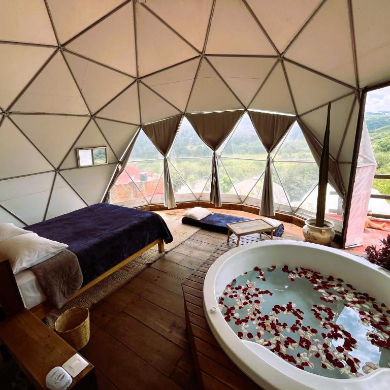 Chichi Jamaica Glamping Hotel Campestre - Habitación Doble Deluxe con bañera - 1