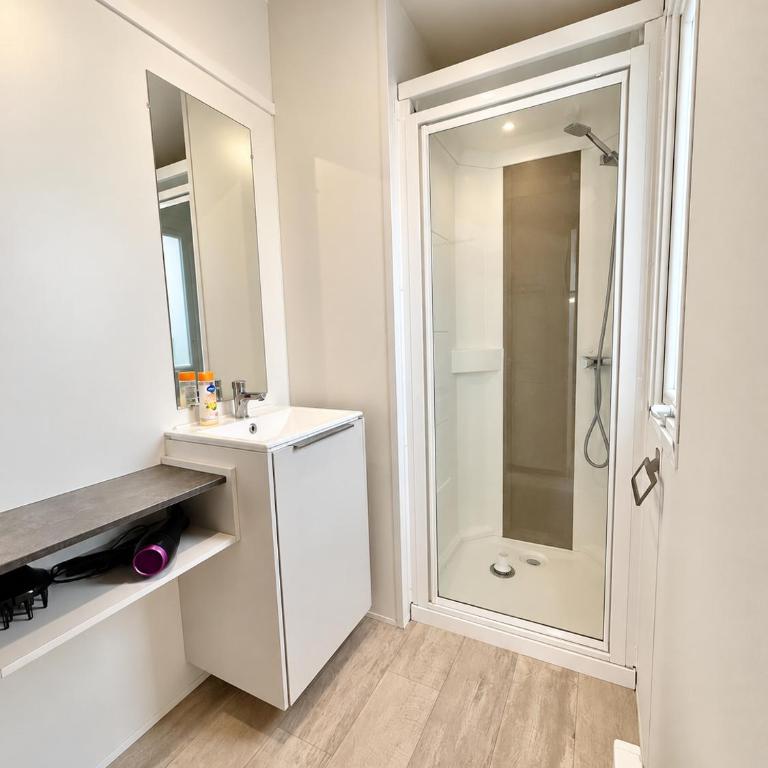 Le Génépi Mobil-home 3 chambres pour 6 pers avec Climatisation Camping 3 etoiles - Maison 3 Chambres - 8