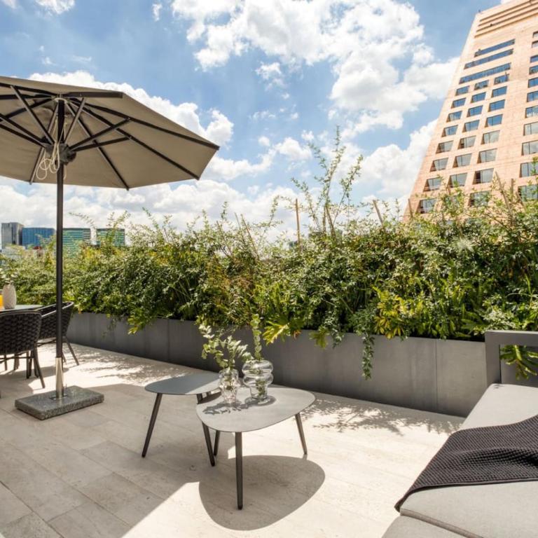Terraza Privada Rooftop, Jacuzzi and Gym - Studio with a Private Terrace - 11