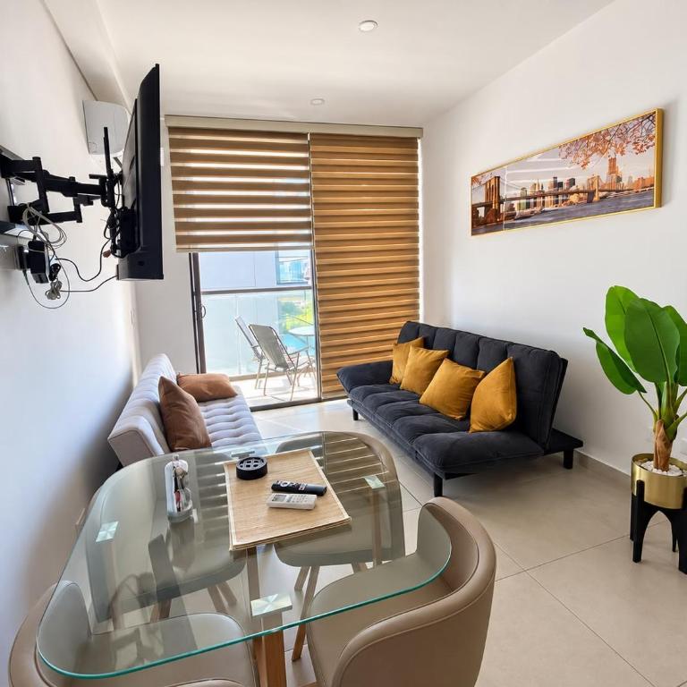 Pozos Colorados, vista al mar, playa y picsina - One-Bedroom Apartment - 12