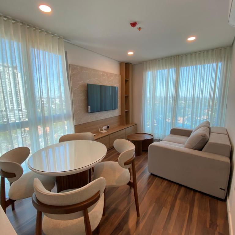 Departamento moderno edificio lujoso con cochera - Apartamento de 1 dormitorio - 1