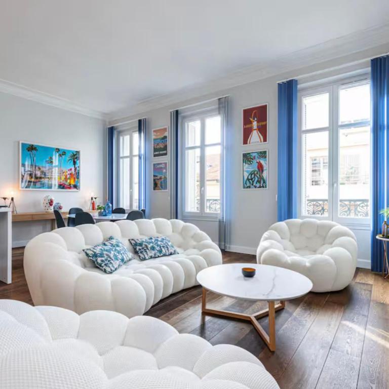 101 ANT - Stunning 2-bedroom Rue d'Antibes 150m from Palais - Appartement 2 Chambres - Vue sur Ville - 1