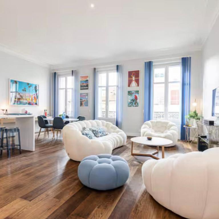 101 ANT - Stunning 2-bedroom Rue d'Antibes 150m from Palais - Appartement 2 Chambres - Vue sur Ville - 5