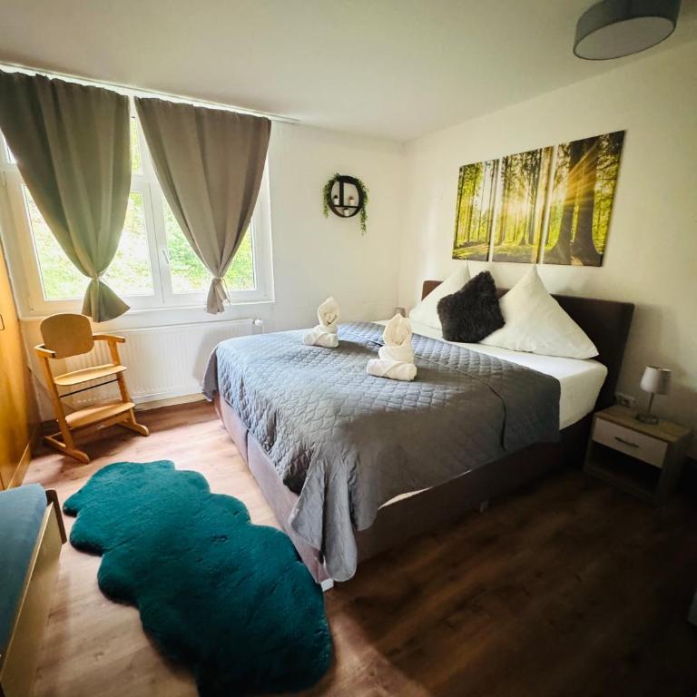 Ferienwohnung Harmonia inklusive Hallenbad, Außenpool, Sauna & Fitnessstudio, familienfreundlich ausgestattet, großes 2-Zimmer-Apartment - Apartment mit 2 Schlafzimmern - 13