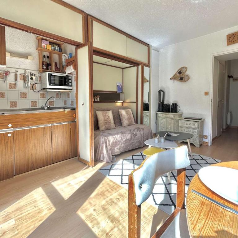 Studio proche pistes avec parking - 6 pers. - Appartement 1 Chambre - 3