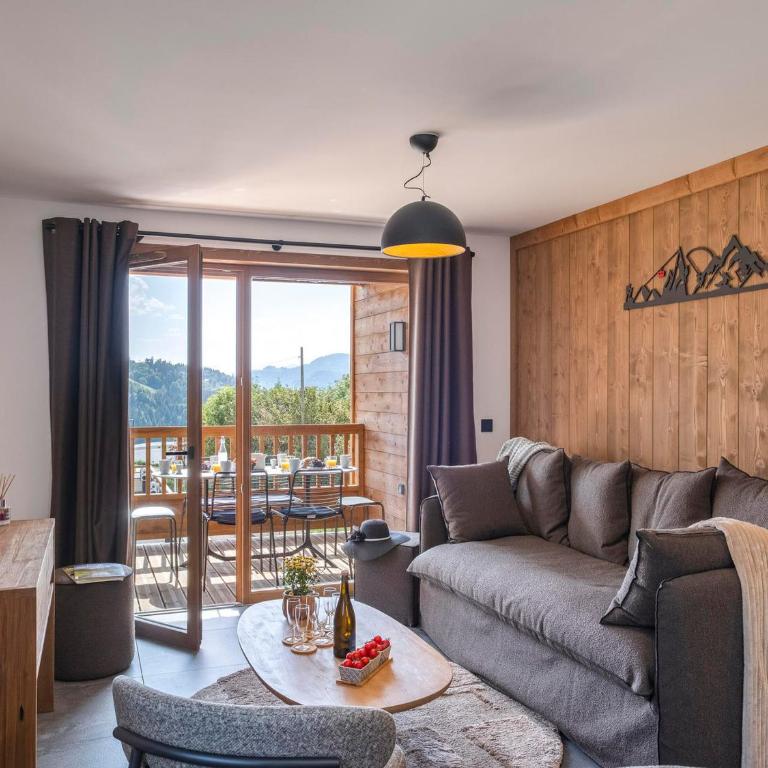 Appartement avec vue village et montagne - 6 pers. - Appartement 2 Chambres - 1