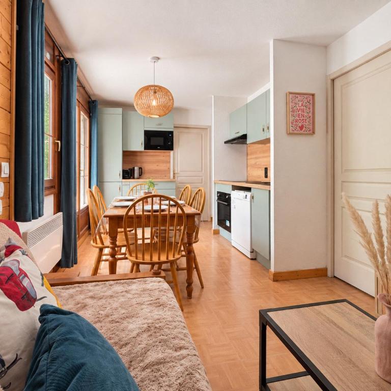 Appartement cosy avec grande terrasse, au pied des pistes - Appartement 2 Chambres - 4