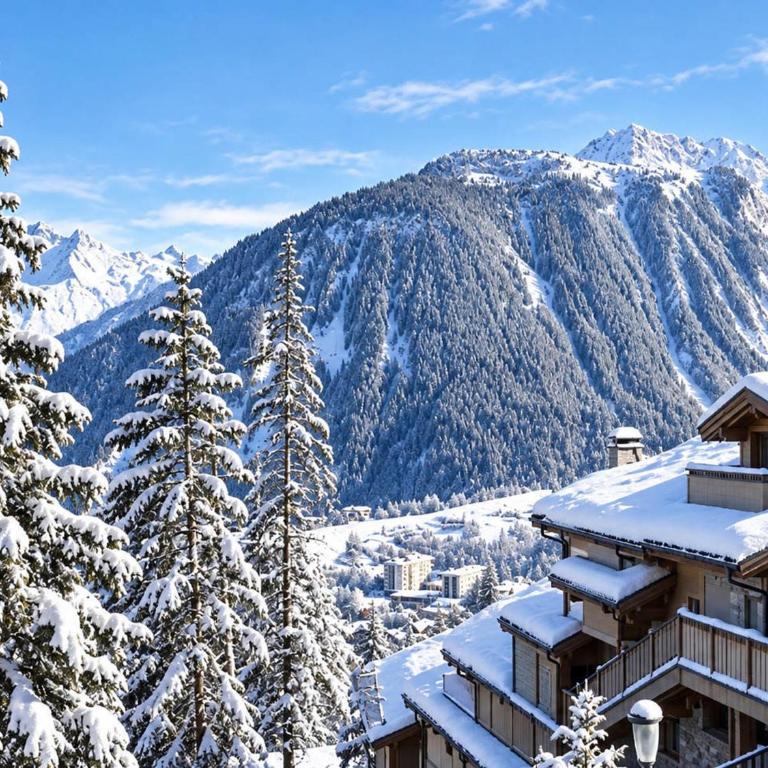 Courchevel 1850 : 3 Pièces, Balcon, Vue, Wifi, Garage - Two-Bedroom Apartment - 14