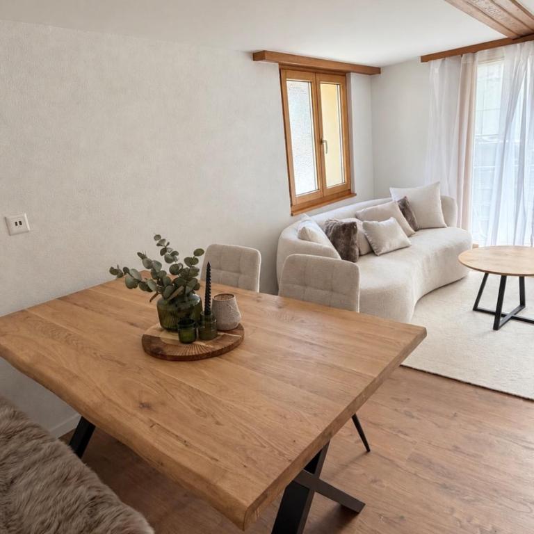 Neue Wohnung mit Balkon & nahe Bushaltestelle nach Saas-Fee - Apartment mit 1 Schlafzimmer - 6