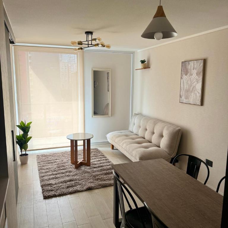 Departamento Cama King Metro Santa Lucía - One-Bedroom Apartment - 2
