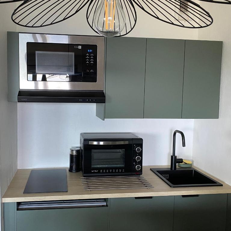 2 P vue panoramique classé 3 étoiles sur la baie de Cannes avec Garage - Appartement 1 Chambre - 13