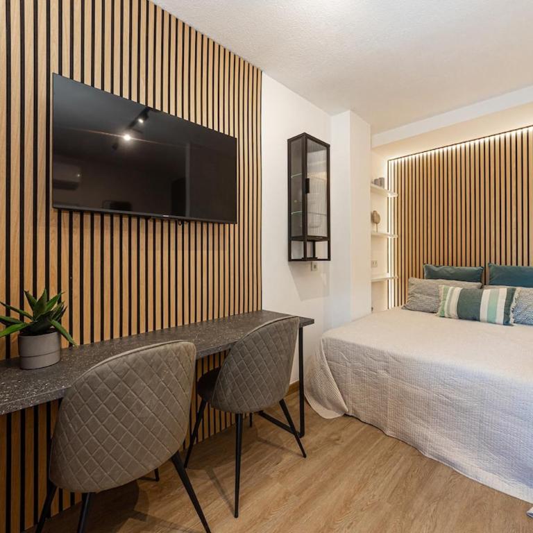 Palm Apartments Sunny Studio Fast Wi-Fi deal for Long Stay - Appartement 1 Chambre - 9
