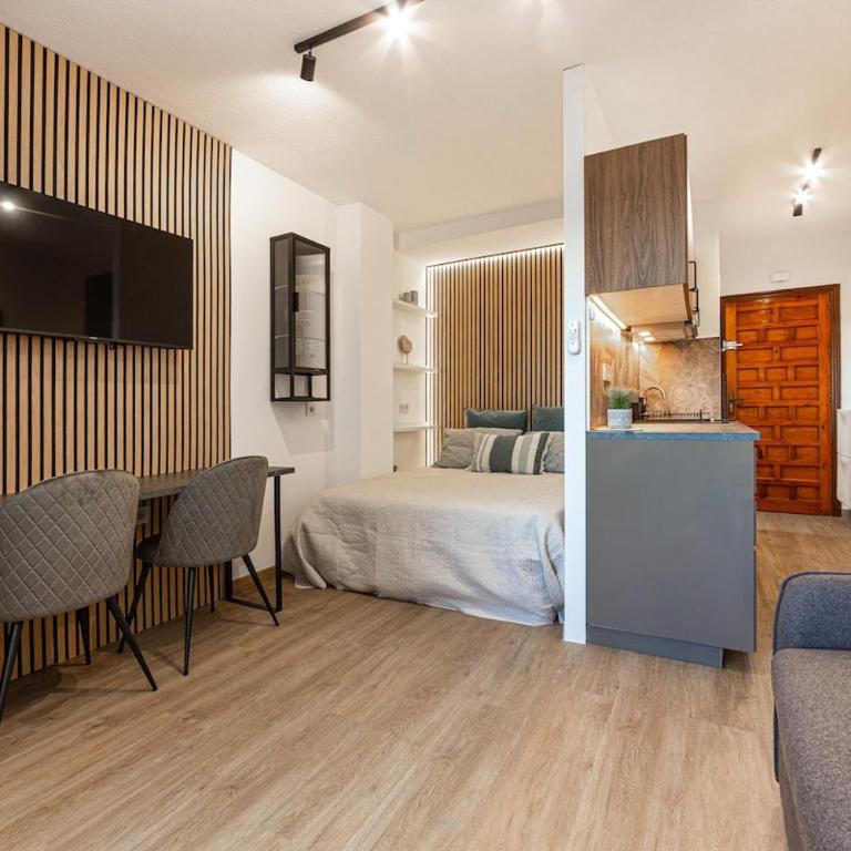 Palm Apartments Sunny Studio Fast Wi-Fi deal for Long Stay - Appartement 1 Chambre - 12