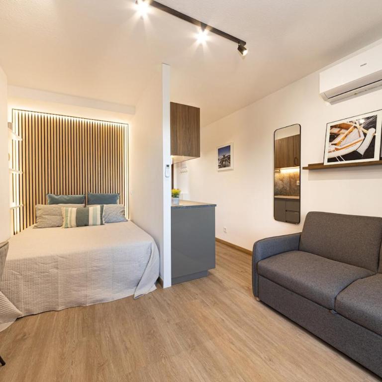 Palm Apartments Sunny Studio Fast Wi-Fi deal for Long Stay - Appartement 1 Chambre - 15