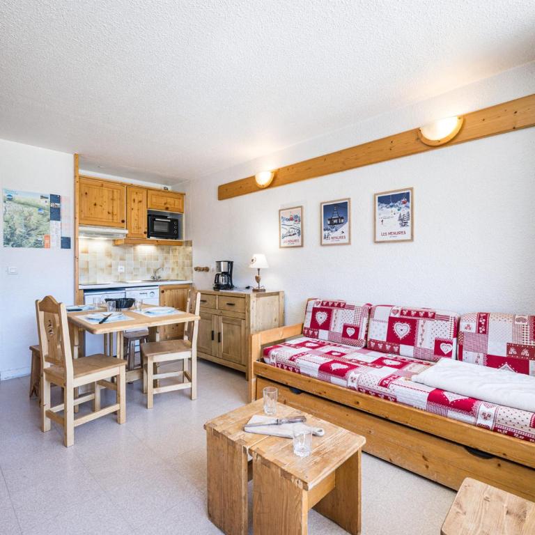 Studio lumineux avec balcon, Ski aux pieds, 4 pers - FR-1-344-945 - Studio - 6