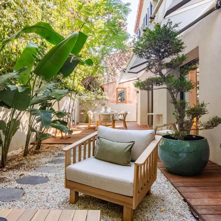 Appartement St Tropez Centre 3chambres et Jardin - Premium Apartment mit 3 Schlafzimmern - 18