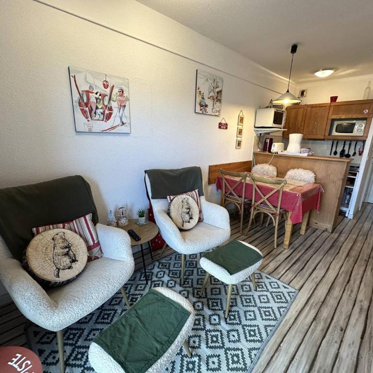 F2 au pied des pistes avec WiFi et parking - One-Bedroom Apartment - 1
