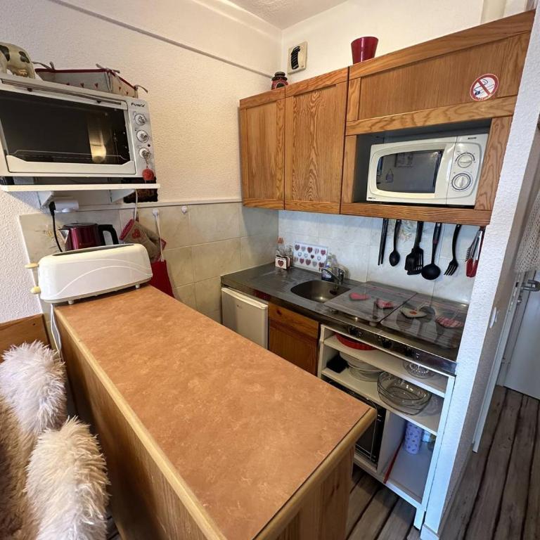 F2 au pied des pistes avec WiFi et parking - One-Bedroom Apartment - 3
