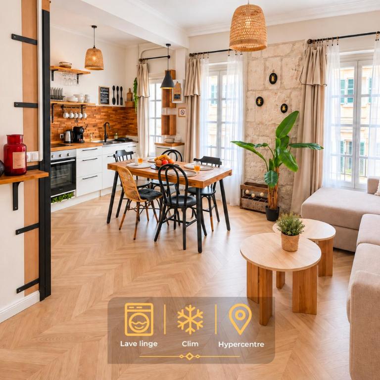 CLIM - 1 ch 1 sdb - Campan'Avenio - Appartement 2 Chambres - 1