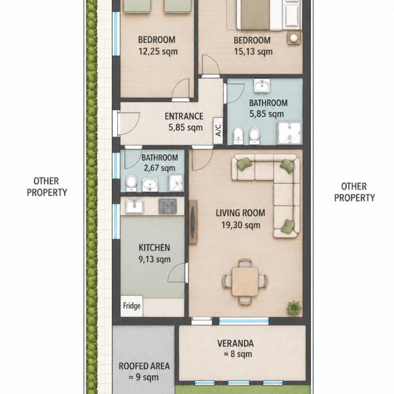 Seicuori Padova - 2 Camere, 2 Bagni, Parcheggio - Casa con 2 Camere da Letto - 35